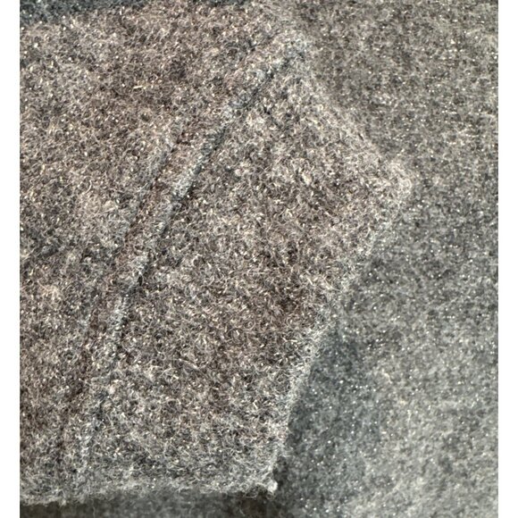 Marc by Marc Jacobs GreyDress Women’s Large gold Metallic flecks Liya Wool Shift - Picture 14 of 16